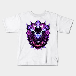 Cyberpunk Flowers Kids T-Shirt